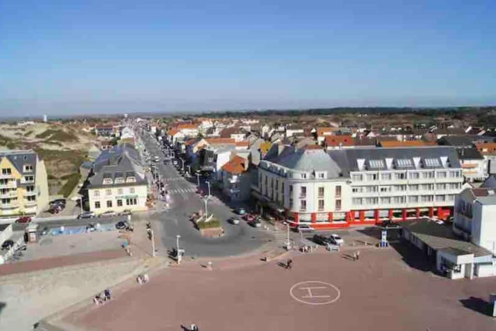 Studio Entre Mer Et Dunes Avec Balcon Vue Laterale Mer 50M Plage Pour 3 Pers Wifi Menage Compris Fort-Mahon-Plage Eksteriør billede