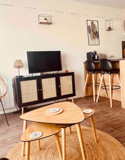 Studio Entre Mer Et Dunes Avec Balcon Vue Laterale Mer 50M Plage Pour 3 Pers Wifi Menage Compris Fort-Mahon-Plage Eksteriør billede